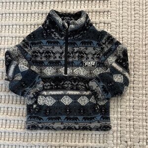 Binky Pro Kids Fleece Jacket - Black and Gray